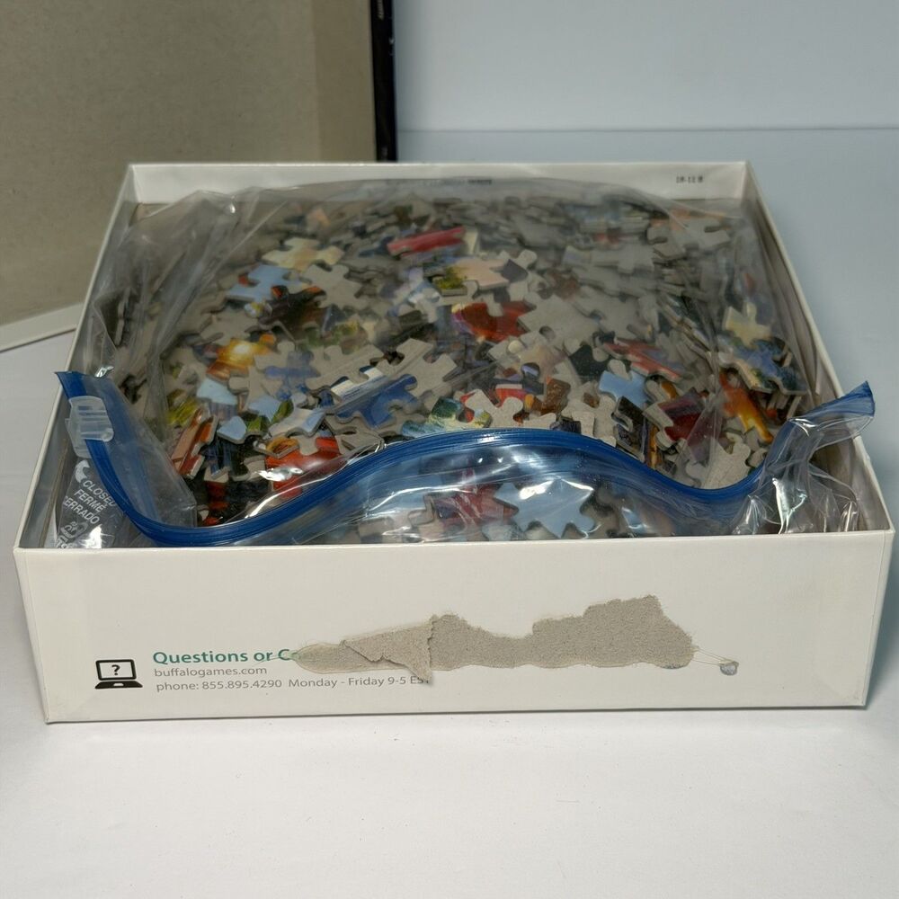 Buffalo Games Darrell Bush LOON LAKE 1000 Piece Puzzle - 26.75" x 19.75" - Used - Picture 6 of 12